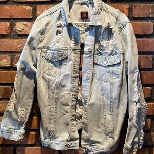 Boom Boom Distressed denim jacket